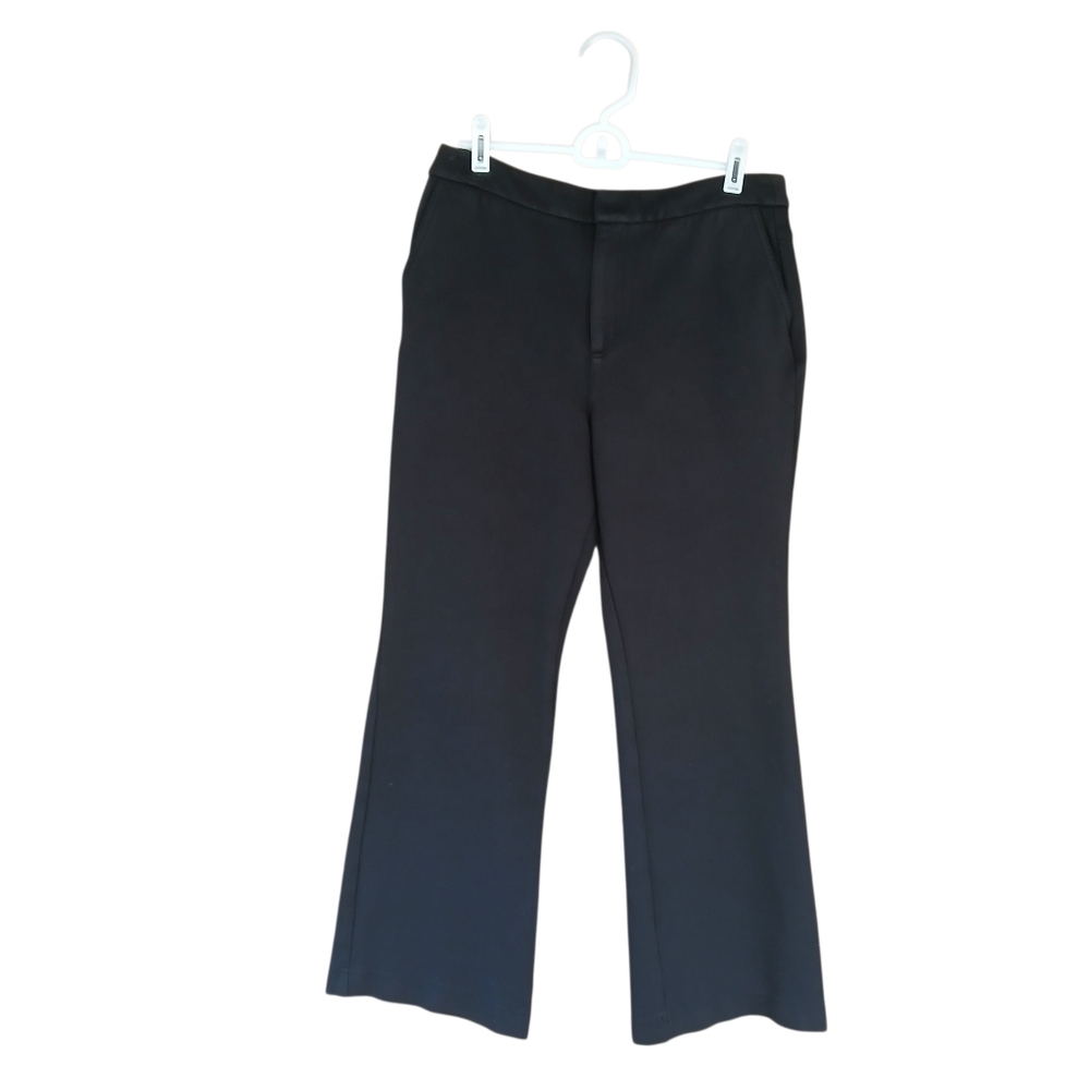 Soft Surroundings Black High Waisted Straight Leg Pants Size 6P